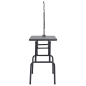 Preview: Trimmtisch Noir Groomstyle - Stabile Arbeitsplatte - Schwarz - 81 x 46 x 76 cm